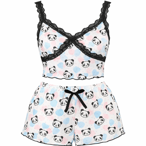 Pijama Mujer 2 Piezas Remera + Short