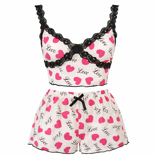 Pijama Mujer 2 Piezas Remera + Short