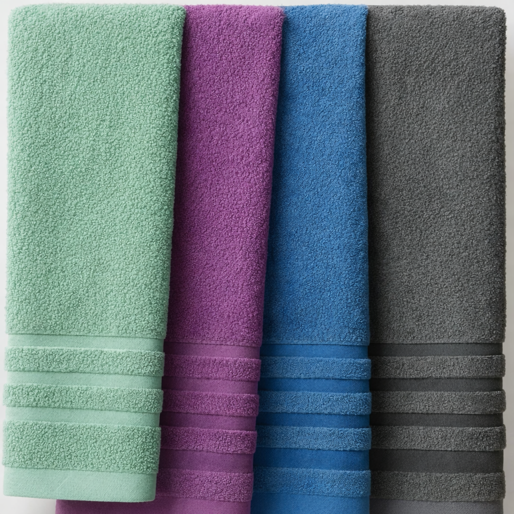 Juego De Toallas Baño Toallón 100% Algodón Multicolor