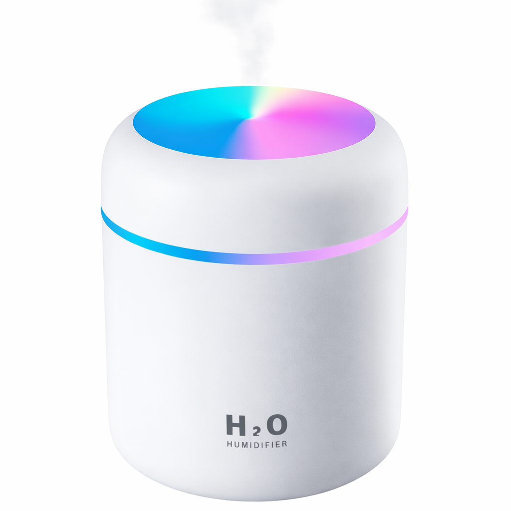 Difusor Aromatizador Vaporizador Humidificador Usb Led Blanco