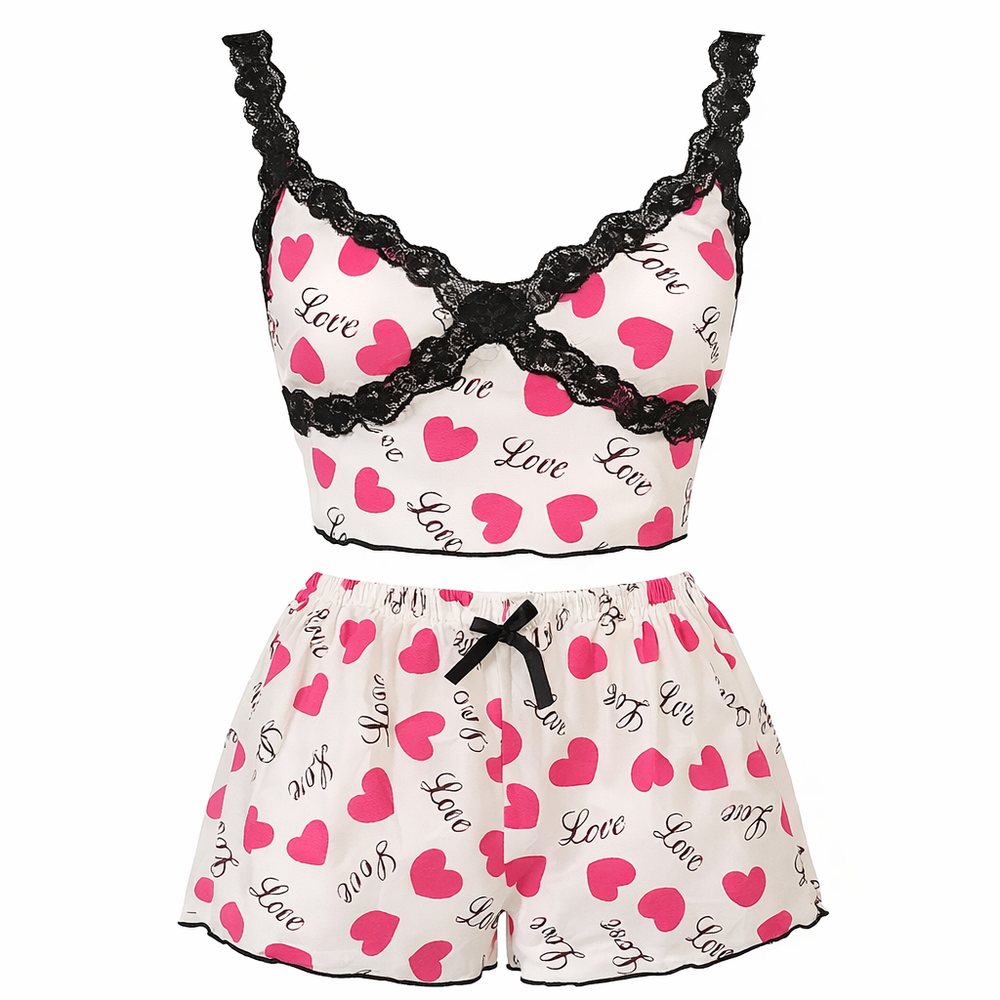 Pijama Mujer 2 Piezas Remera + Short