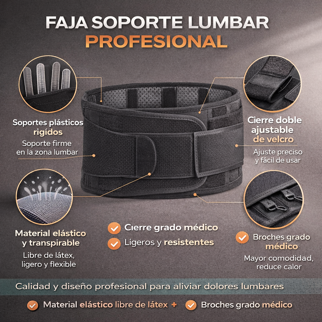 Faja Lumbar JUSTONE