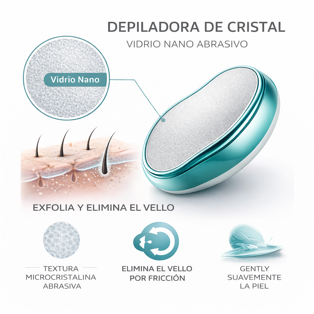 Piedra Exfoliante y Depiladora Premium
