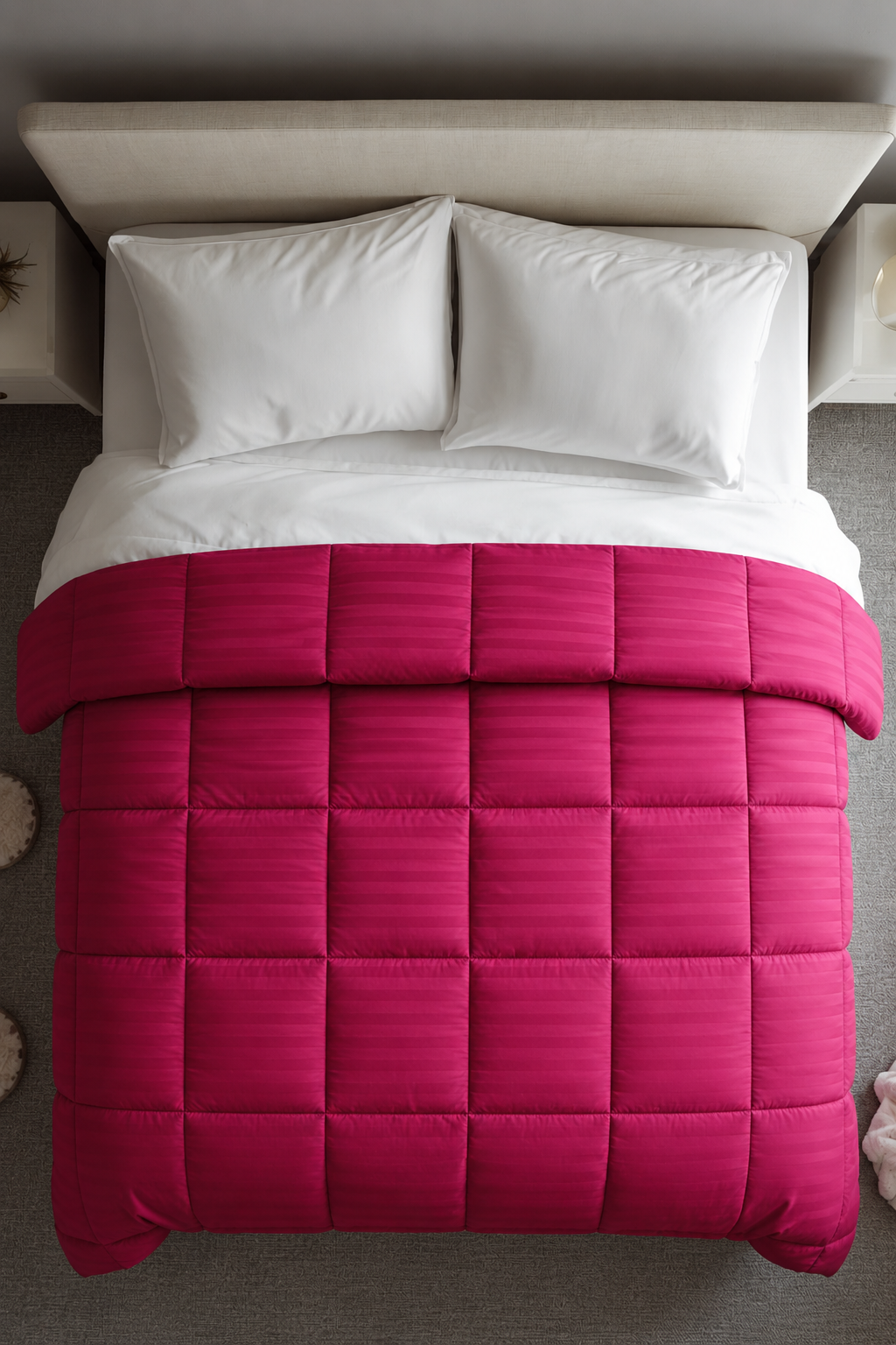 Cubrecama Acolchado Fucsia 2 Plazas