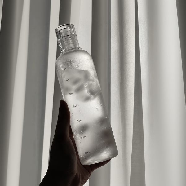 Botella de Vidrio Horario