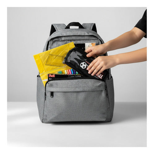 Set Escolar Completo Con Mochila Útiles Escolares Cuadernola