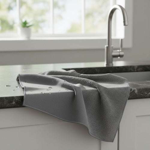 Microfibra Paño Auto Alta Absorción Profesional X3 Kit Multicolor