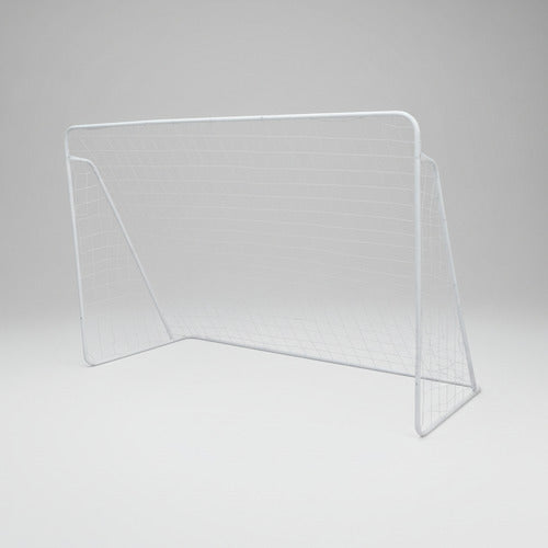 Arco De Futbol Con Red Premium Calidad Blanco