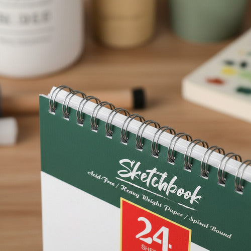 Block Hojas De Dibujo A4 160 Gramaje X24 Papel Blanco Blanco Lisa