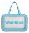 Neceser De Viaje Organizador Transparente Agua Lisa