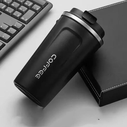 Vaso Térmico Para Café 510ml Portátil - Antiderrames Premium