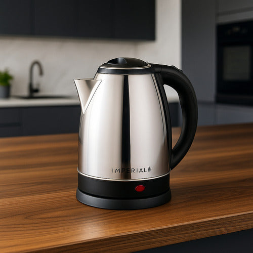 Jarra Electrica Acero Inoxidable 2 Litros Plateado