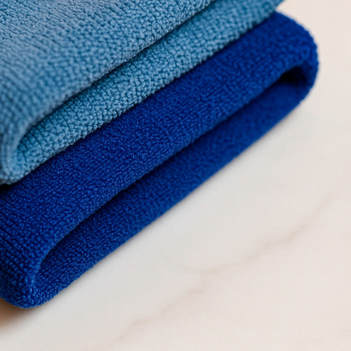 Paño De Microfibra Grande Muy Absorbente X12 40x40cm Blanco