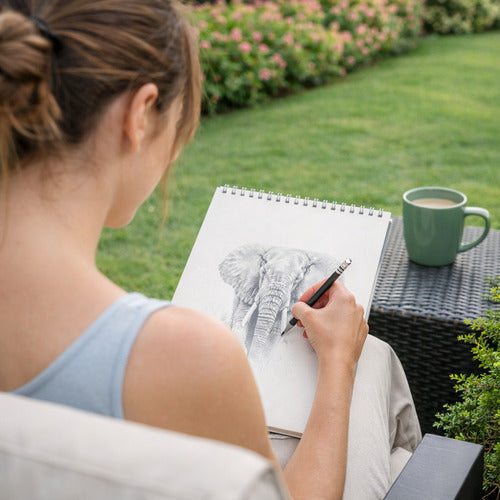 Block Hojas De Dibujo A4 160 Gramaje X24 Papel Blanco Blanco Lisa