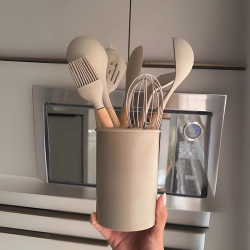 Juego Kit De Menage 12 Piezas Utensilios De Cocina Silicona