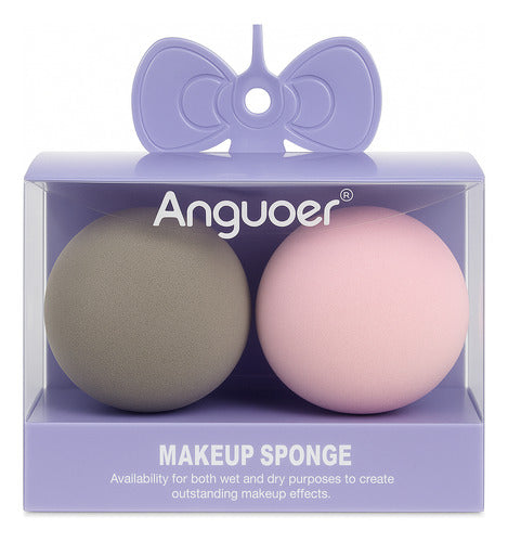 Kit Esponja De Maquillaje Blender Profesional Sin Marcas X2 Blanco Mini