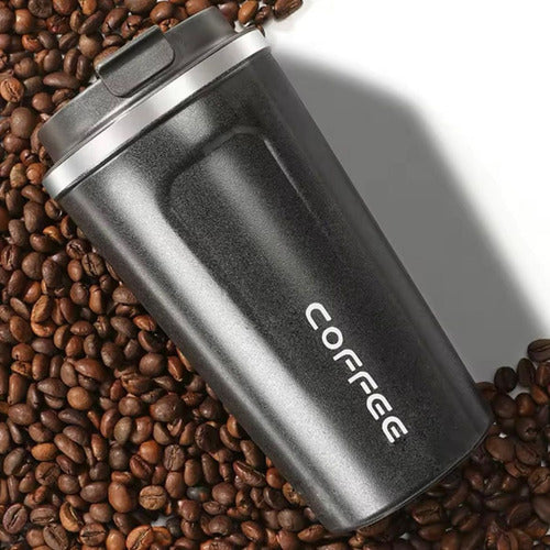 Vaso Térmico Para Café 510ml Portátil - Antiderrames Premium