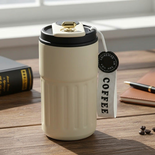 Vaso Térmico Café Agua Acero Inoxidable Frio Y Calor 460ml