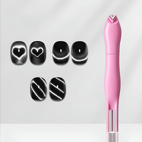 Imán Uñas 3 En 1 Efecto Ojo De Gato Nail Art Profesional