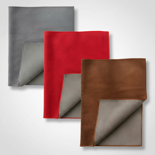 Microfibra Paño Auto Alta Absorción Profesional X3 Kit Multicolor