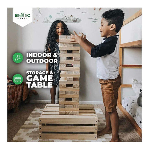 Jenga Gigante Pasalo Chevere Para Fiestas Y Eventos