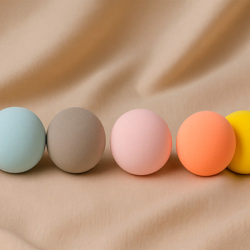 Kit Esponja De Maquillaje Blender Profesional Sin Marcas X2 Blanco Mini