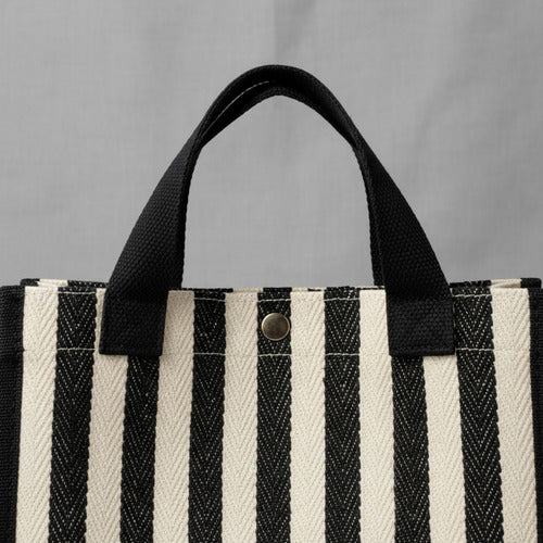 Bolso De Playa Negro Playero Cartera Verano Para Mujer Negro Rayas Plateado Negro