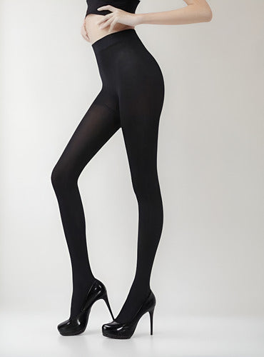 Medias Can Can Negras De Mujer Invierno Súper Cómodas Negro Liso S/m