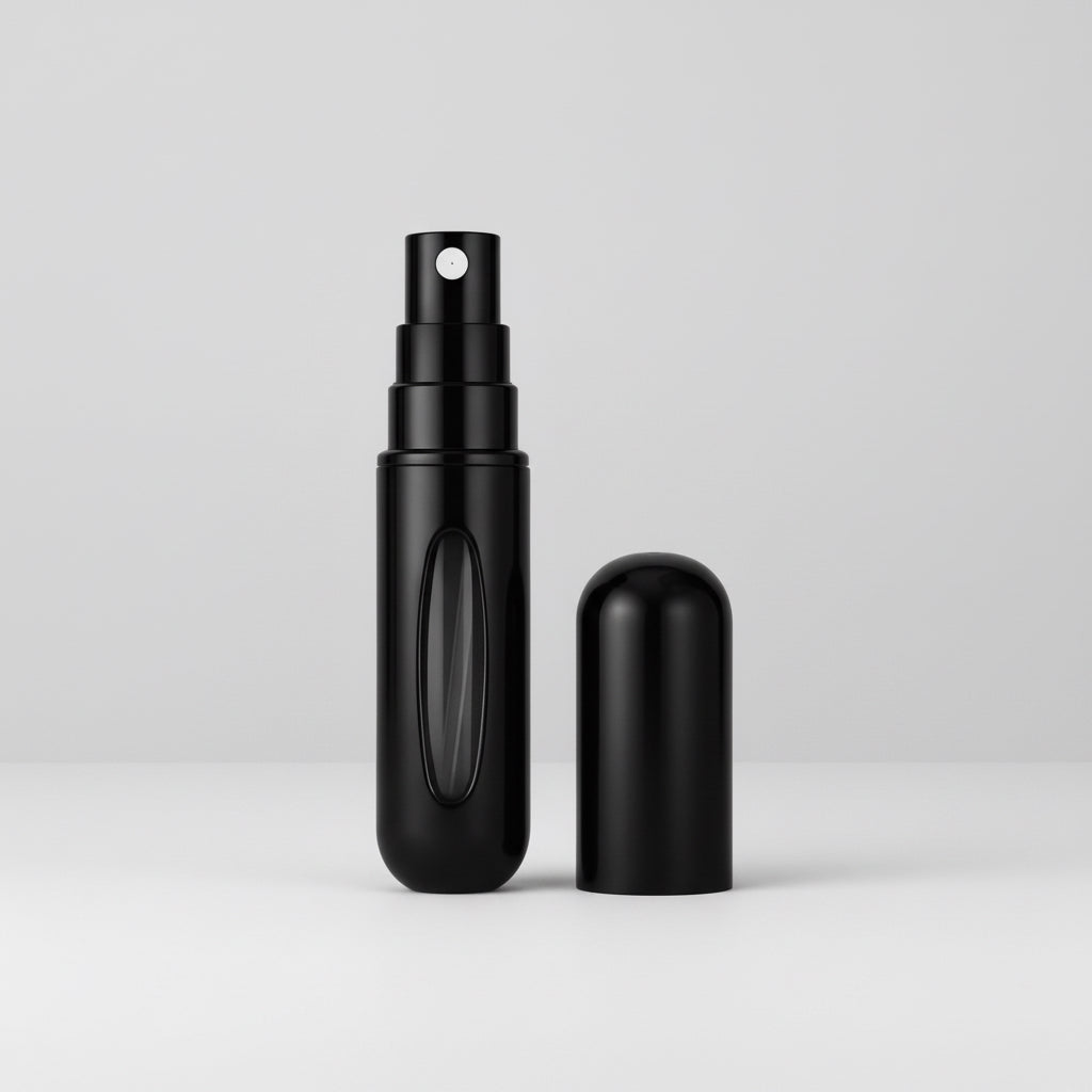 Atomizador De Perfume Recargable Mini Botella 5ml Portátil Negro