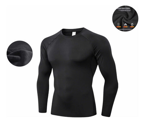 Camiseta Térmica Deportiva Ideal Invierno Hot Max