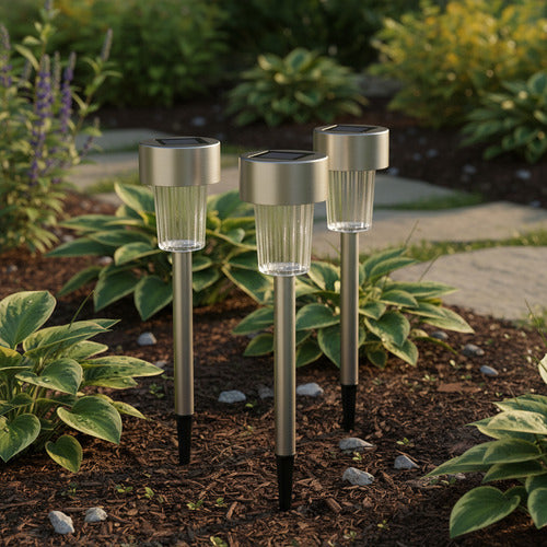 Luz Exterior Estaca De Luz Jardin Led Solar