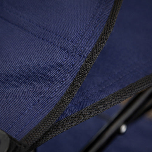 Silla De Camping Playa Verano Resistente Lona Azul