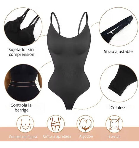 Body Modelador Faja Reductor Para Mujer - Moldea Y Estiliza