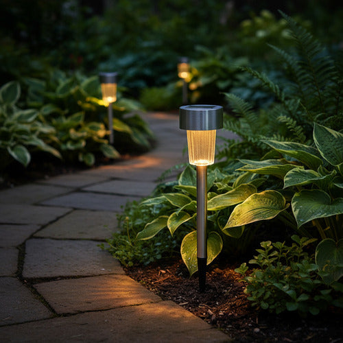 Luz Exterior Estaca De Luz Jardin Led Solar