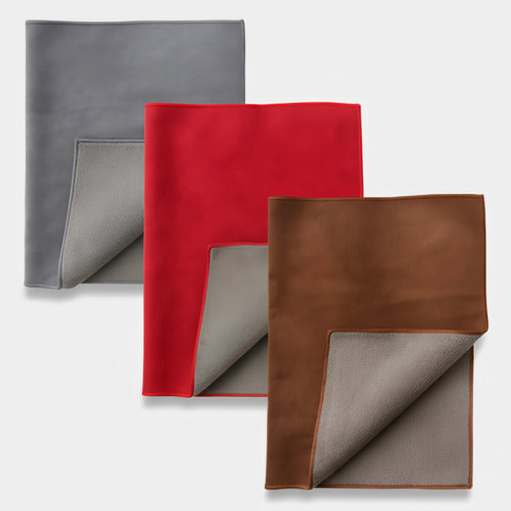 Microfibra Paño Auto Alta Absorción Profesional X3 Kit Multicolor