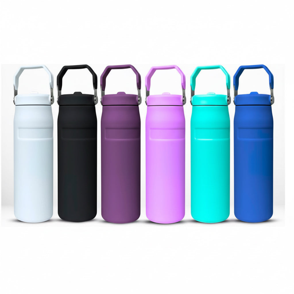 Botella Termica De Acero Inoxidable Frio Calor 750ml Violeta Oscuro