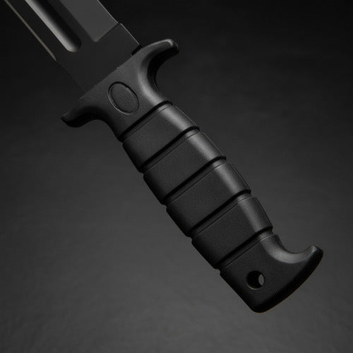 Cuchillo Camping Caza 30 Cm Con Estuche Premium Negro