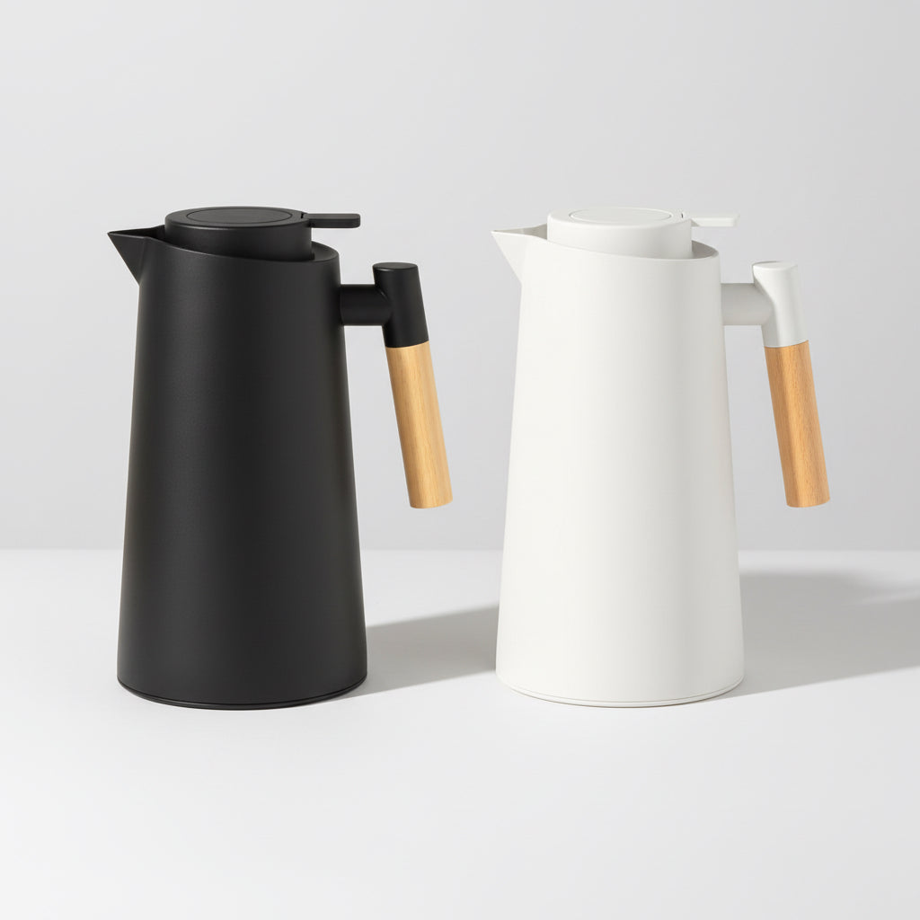 Jarra Térmica Frío Calor 1l Té Café Mantiene Temperatura Blanco