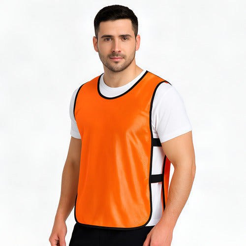Chaleco Deportivo Entrenamiento Poliester Varios Colores Naranja Xl