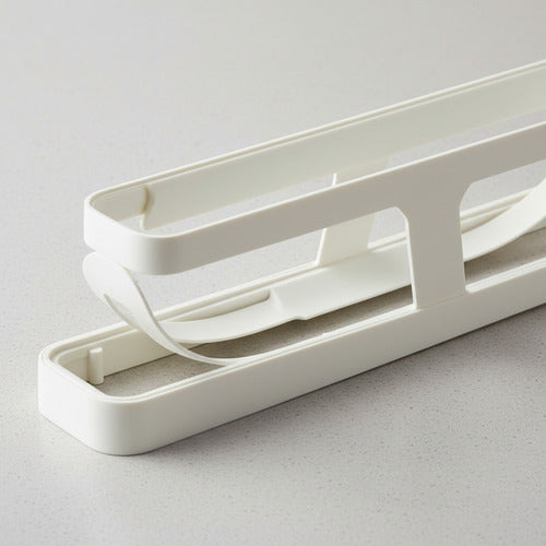 Huevera Organizador Dispensador De Huevos Para 14 Unidades Blanco