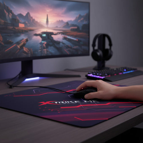 Mouse Pad Alfombrilla De Escritorio 32 X 27 Negro Overwatch