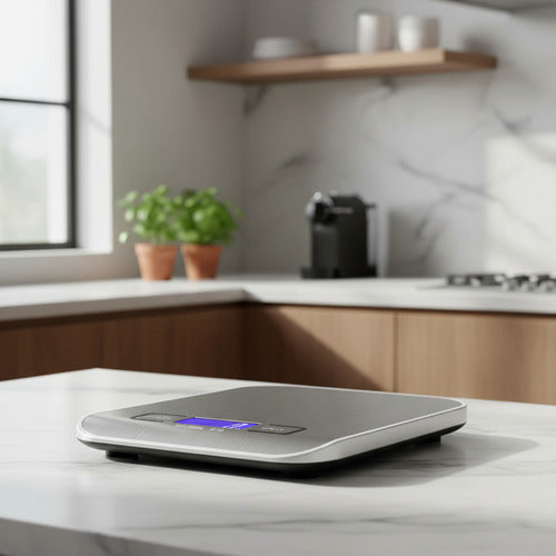 Balanza Cocina Digital Precisión Repostería 1g A 10kg Plateado 10 Kg