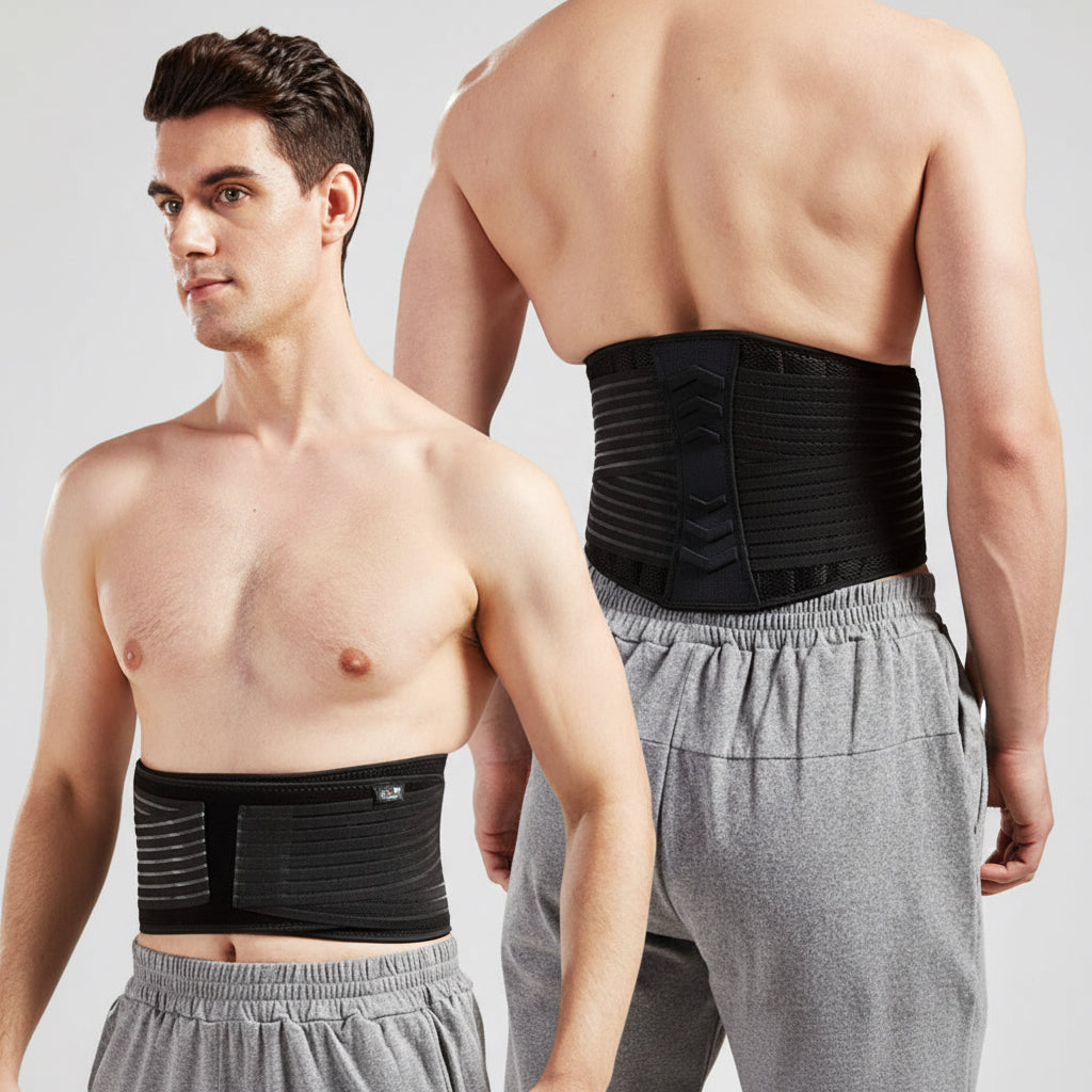 Faja Cintura Lumbar Corrector De Postura Ideal Trabajo Tamaño Universal