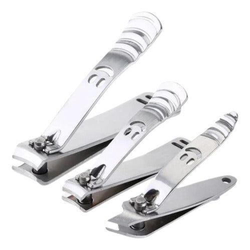 Kit Manicura Pedicura Profesional Acero Inoxidable C/estuche