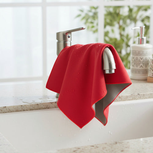 Microfibra Paño Auto Alta Absorción Profesional X3 Kit Multicolor