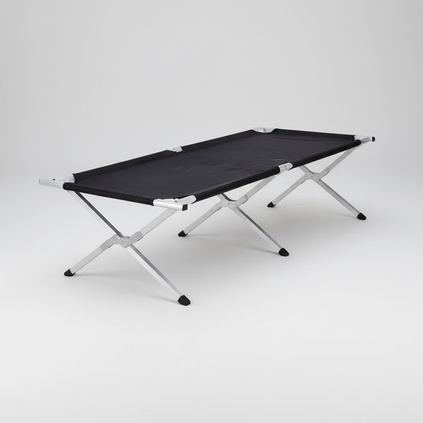 Catre De Aluminio Plegable Calidad Superior Camping Negro