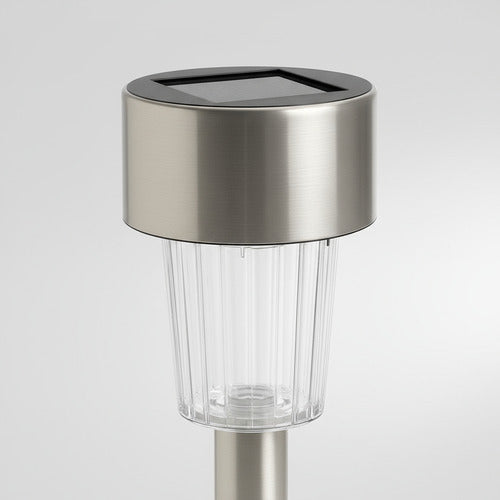 Luz Exterior Solar Estaca Luminaria De Jardín Pincho X4