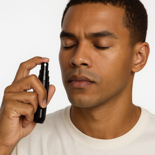 Atomizador De Perfume Recargable Mini Botella 5ml Portátil Negro