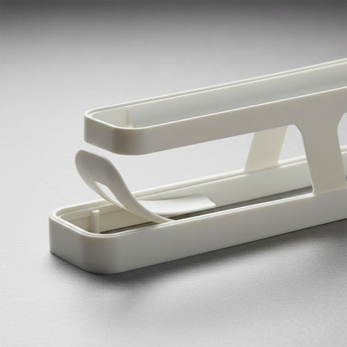 Huevera Organizador Dispensador De Huevos Para 14 Unidades Blanco