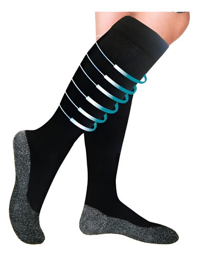 Pack Medias De Compresión Varices Y Descanso X2 Unico